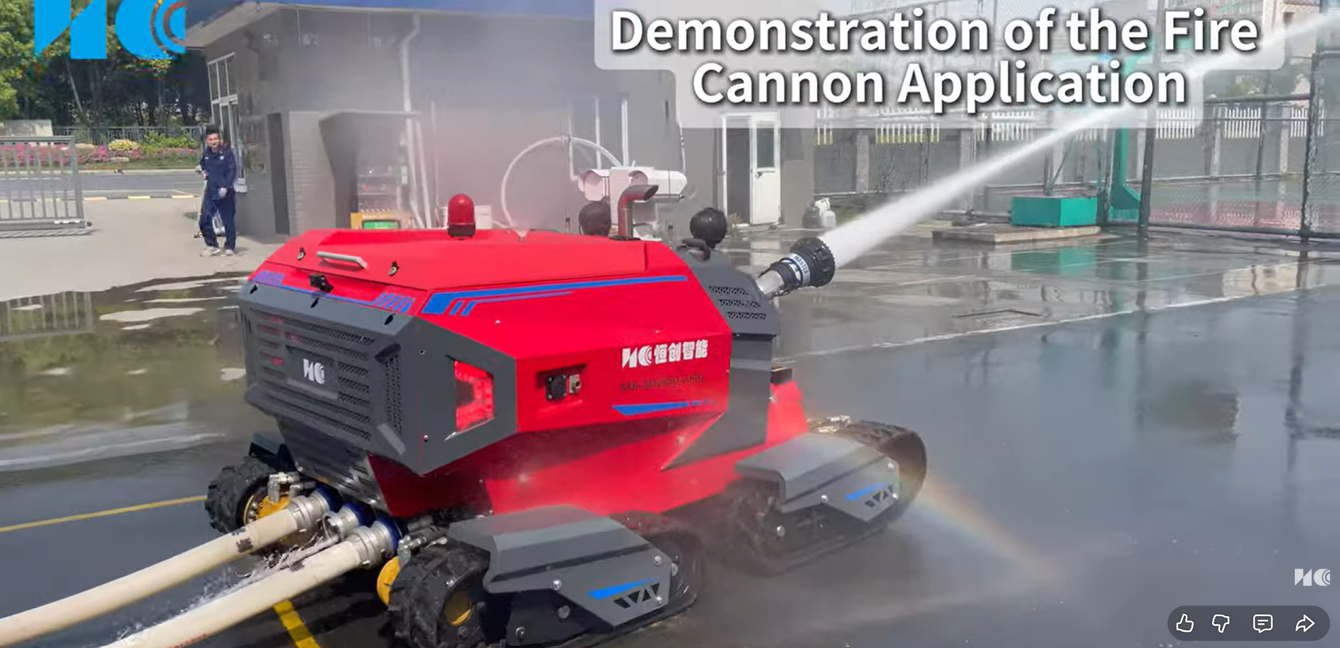 How to Work a Fire-Fighting Robot?